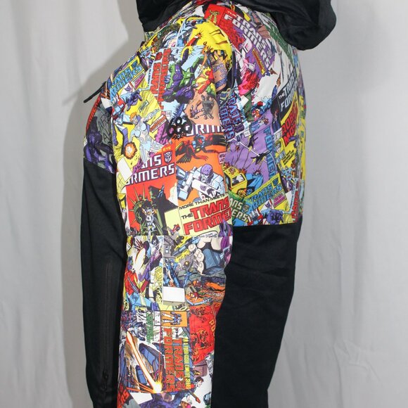 686 Transformers Comic Print Jacket Youth Medium - Picture 4 of 11